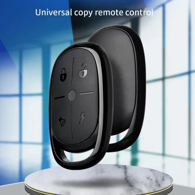Controle remoto de cópia de 4 teclas, 433mhz, sem fio, controle de acesso de garagem elétrica, autocópia, controle remoto para portão de pista, alimentado por bateria