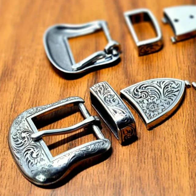 1 conjunto de fivela de cinto de metal para fivelas de pino em relevo vintage fivela de artesanato de couro faça você mesmo