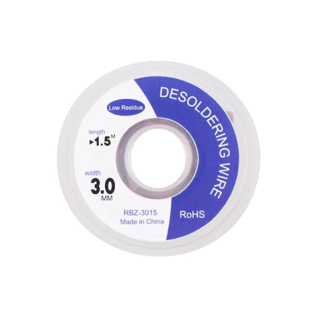 1 pçs 3mm de largura 1.5m comprimento fio de solda desoldering trança removedor de solda pavio fio cabo de chumbo fluxo bga ferramenta de reparo cobre