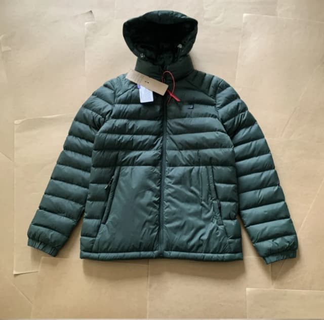 Jaqueta masculina acolchoada de algodão com capuz quente à prova de vento com jaqueta de pão destacável design de costela de porco com bloqueio de temperatura ao ar livre