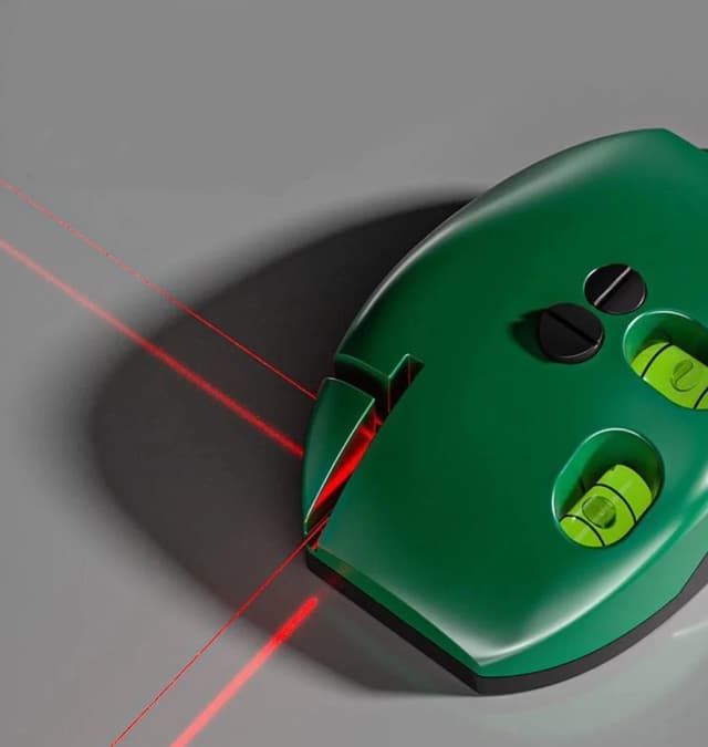 Nível de laser de 90 graus, nível de linha infravermelha eletrônica, alta precisão, ferramenta de nível de parede de longa distância, alimentado por bateria, portátil