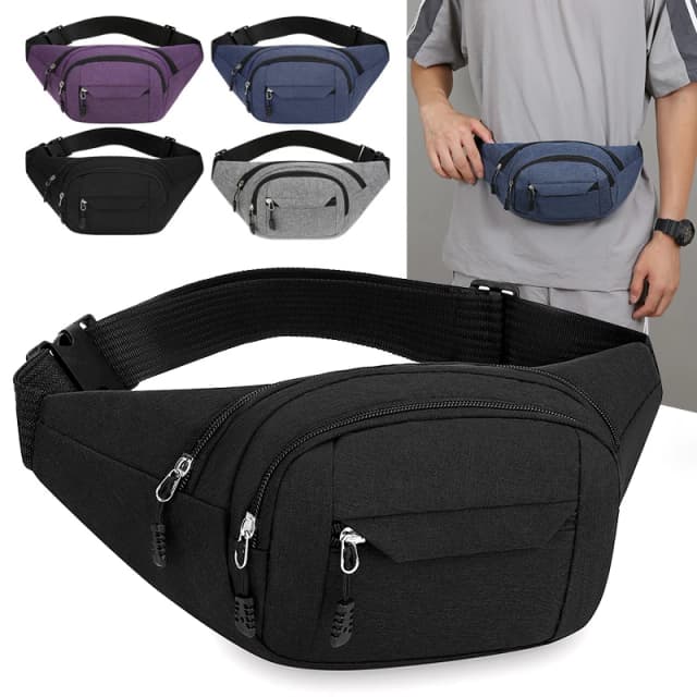 Bolsa de cintura móvel para homens e mulheres, multifuncional, grande capacidade, anti respingo, resistente ao desgaste, local de construção