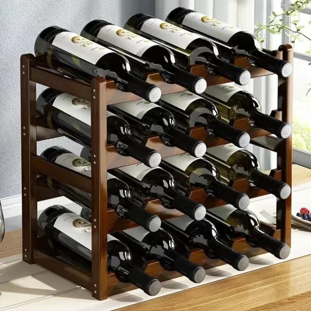 Vinho tinto decoração grade doméstica rack de exibição de vinho mesa criativa rack de garrafa de vinho simples armário de vinho montar rack de armazenamento