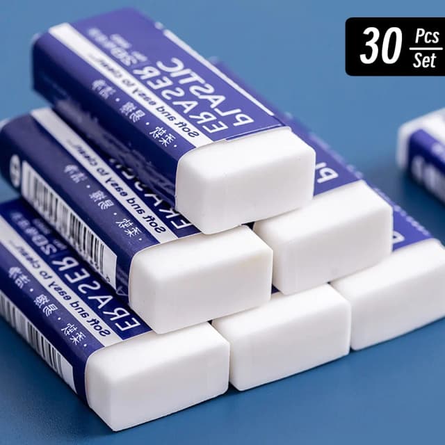 1/10/30 pçs 2b borracha limpa e bagunça livre estudante exame escritório esboço borracha macia para crianças suprimentos de correção lápis borracha