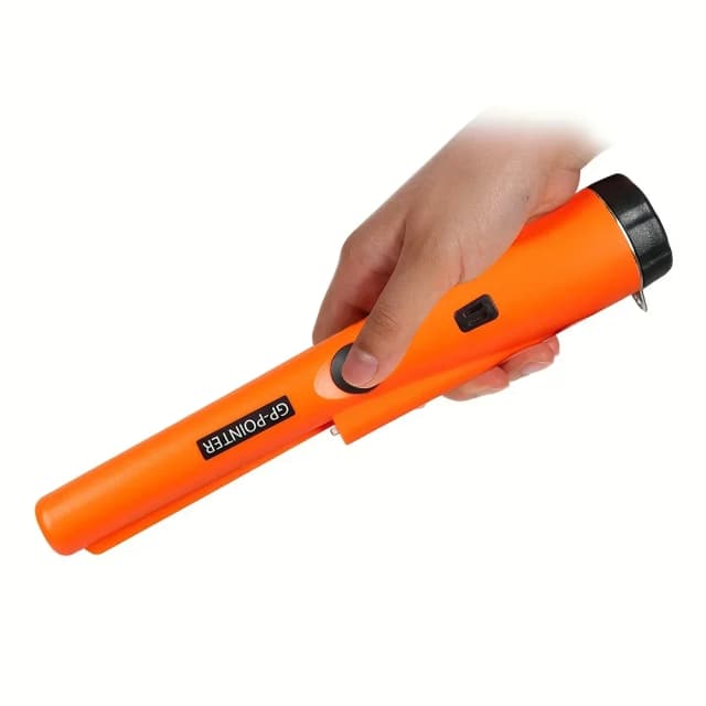 Detector de metais portátil gp-ponteiro identificar para busca de tesouros haste de posicionamento à prova dwaterproof água detectando com luzes de pulseira led