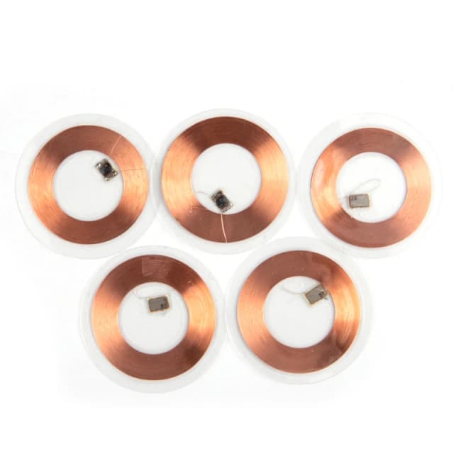 5 peças 125khz id t5577 gravável regravável bobina de cobre cartão de moeda keyfob rfid cartão de acesso de telefone celular ultrafino