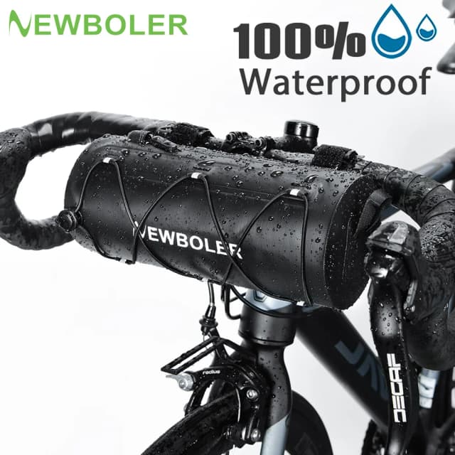 Newboler saco de guiador sacos de bicicleta quadro à prova dwaterproof água pannier saco multifuncional portátil ombro à prova dwaterproof água saco acessórios da bicicleta