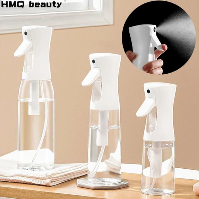 200/300/500ml recarregável spray garrafa ultra fino pulverizador de névoa de água para cuidados com a pele viagem garrafas separadas salões barbeiro ferramentas