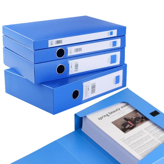 A4 engrossado caixas de armazenamento de arquivo de escritório grande capacidade para saco de documentos de mesa tipo dobrável organizador pasta de dados papelaria escolar