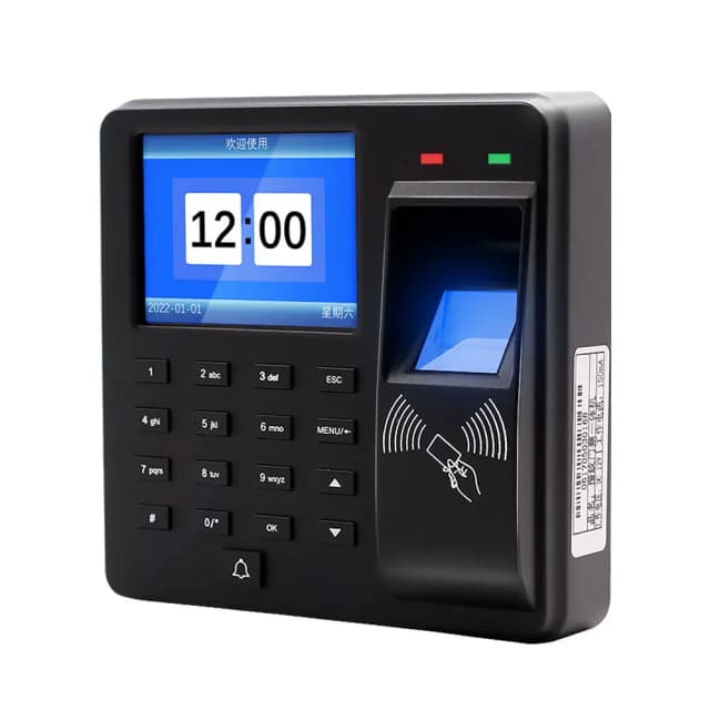 125khz rfid biométrico impressão digital comparecimento do tempo relógio gravador reconhecimento de funcionário verificar em tempo gravação porta controle acesso