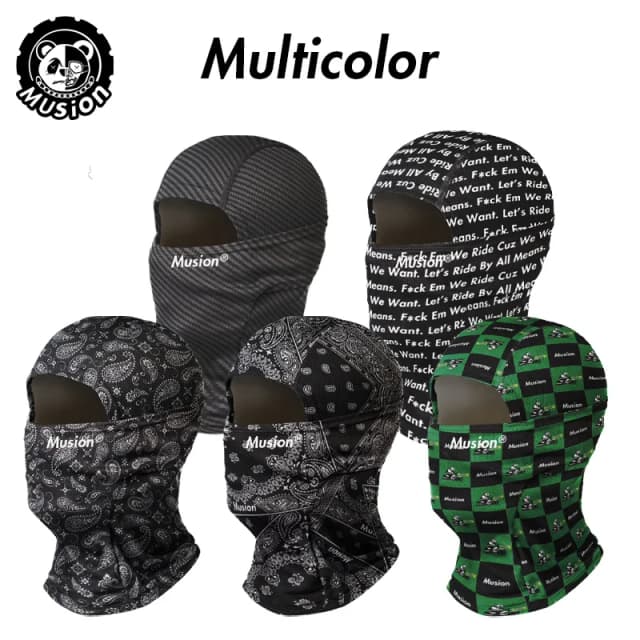 Musion original balaclava tubo máscara motocicleta moda impressão máscara facial bandana bandana lenço esportes ao ar livre equitação