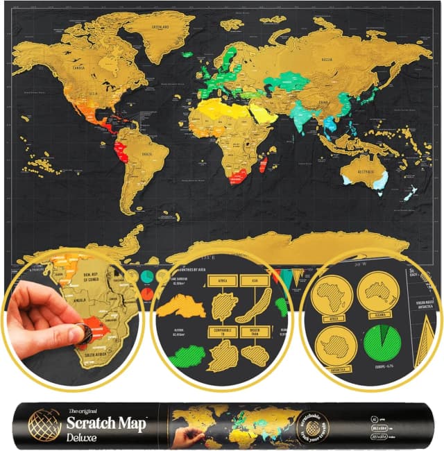 Mapa de arranhões |   Mapa de Viagens e Mapas do Mundo Scratch Off |   X-Grande arranhando mapas mundiais |   Viagem Deluxe em Ouro Preto