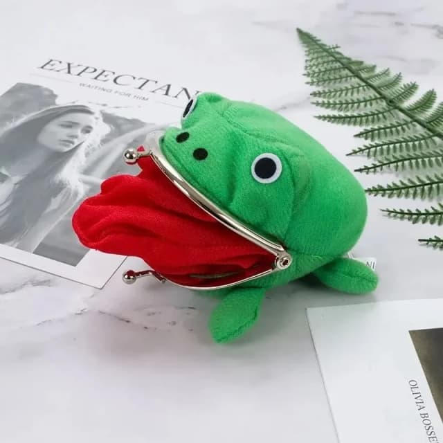 Em torno da carteira Ninja Frog Zero Naruto Cosplay Anime Sapo Verde