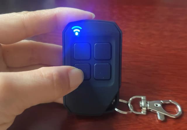 Código de cópia de controle remoto universal 433mhz, 4 teclas, transmissor sem fio, duplicador para portão de garagem elétrica, abridor de porta, clone
